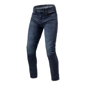 Revit Carlin SK Extended Motorcycle Jeans Donkerblauw