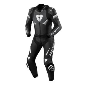 Revit Combi Argon 2 zwart en wit leren jumpsuit