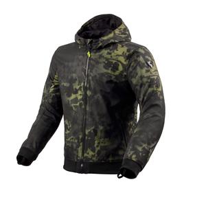 Softshell jas Revit Saros WB zwart-donker groen