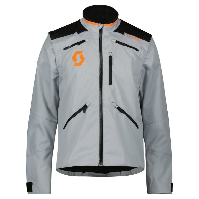 Scott X-PLORE motorjas grijs-oranje