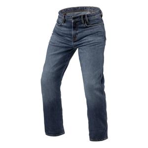 Revit Lombard 3 RF Blauw Cropped Motorcycle Jeans
