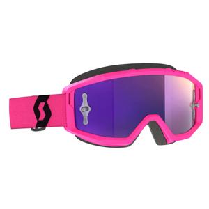 Motorcrossbril Scott PRIMAL CHROME roze-zwart-paars