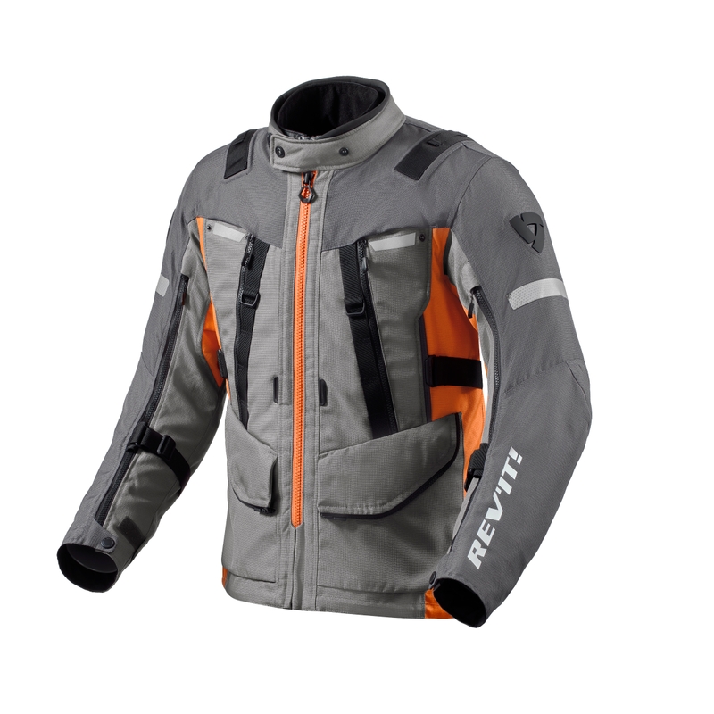 Motorjas Revit Sand 4 H2O grijs-oranje uitverkoop