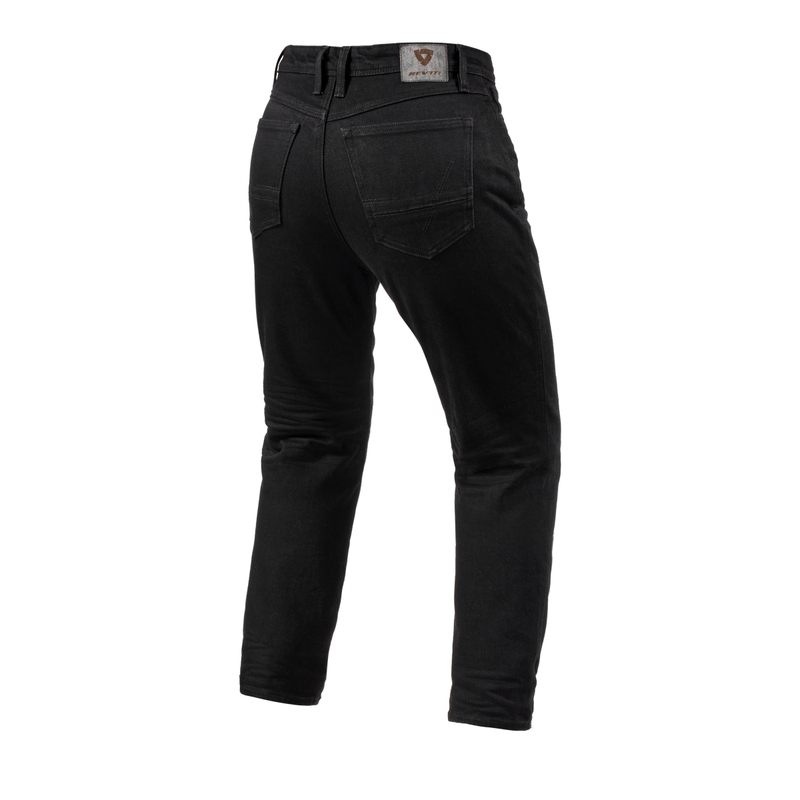 Revit Violet BF Vrouwen Cropped Motorcycle Jeans Zwart