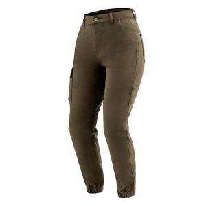 Damesmodel Ozone Jane JF Green Motorcycle Jeans