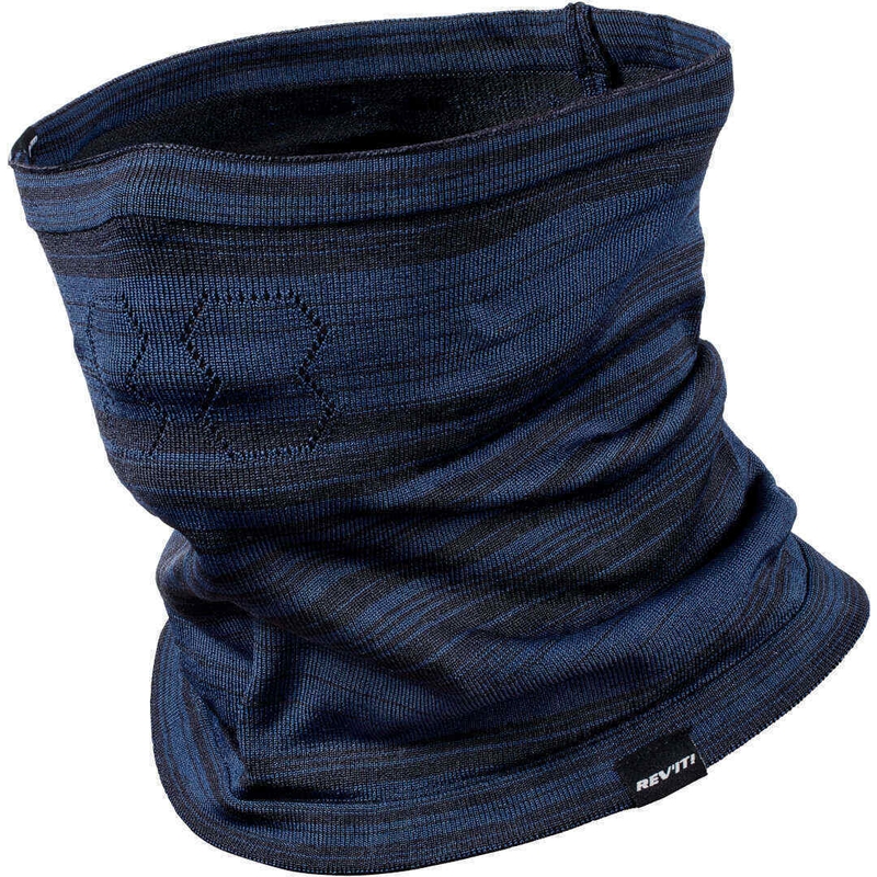 Revit Caspian nekwarmer zwart en blauw