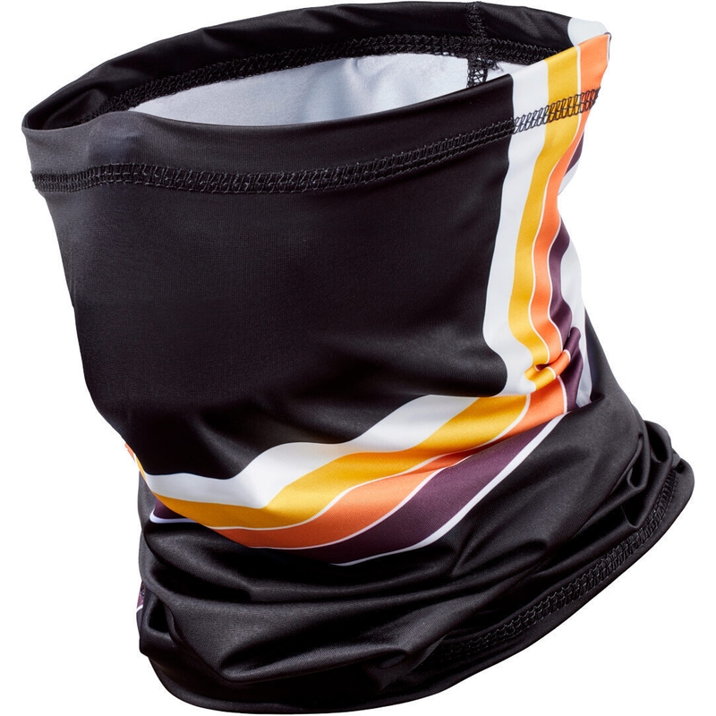 Revit Flash nekwarmer zwart-geel-oranje