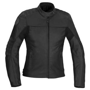 Leren dames motorjack SEVENTY DEGREES SD-JL3 zwart