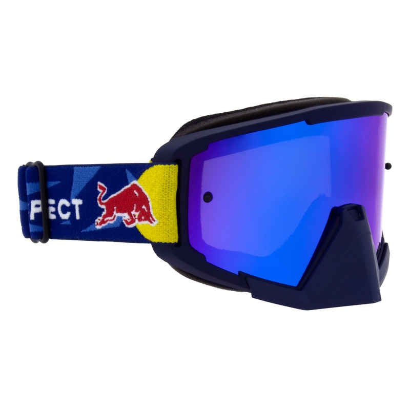 Motorcrossbril Red Bull Spect WHIP blauw met blauwe lens