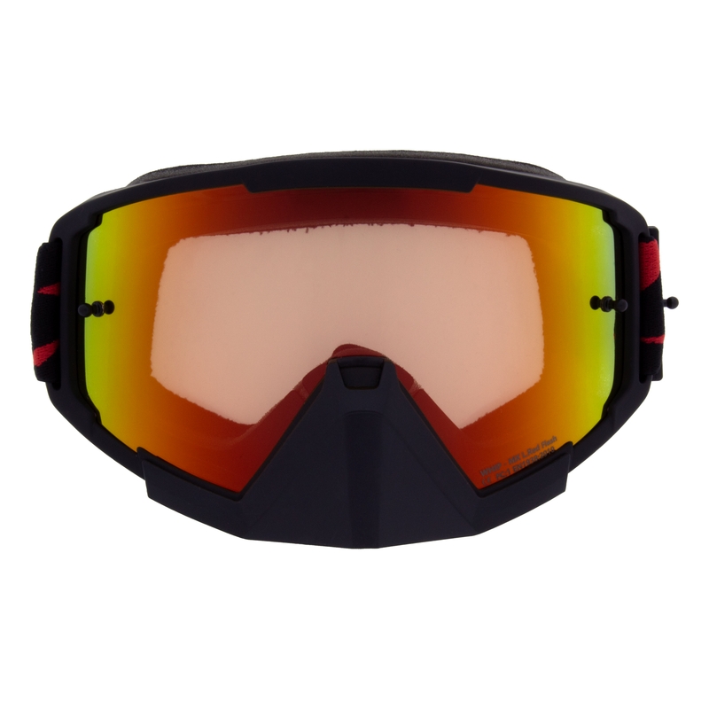 Motorcrossbril Red Bull Spect WHIP zwart met rood-gele lens