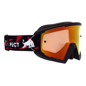 Motorcrossbril Red Bull Spect WHIP zwart met rood-gele lens