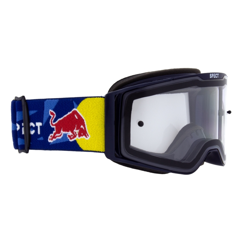Motorcrossbril Red Bull Spect TORP blauw met heldere lens