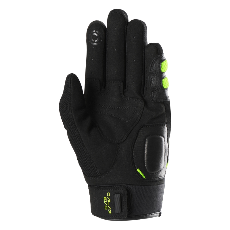 Motorhandschoenen Furygan Galax EVO zwart-fluo geel