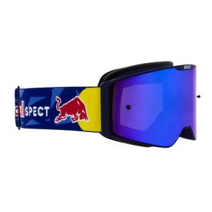Motorcrossbril Red Bull Spect TORP blauw met blauwe lens