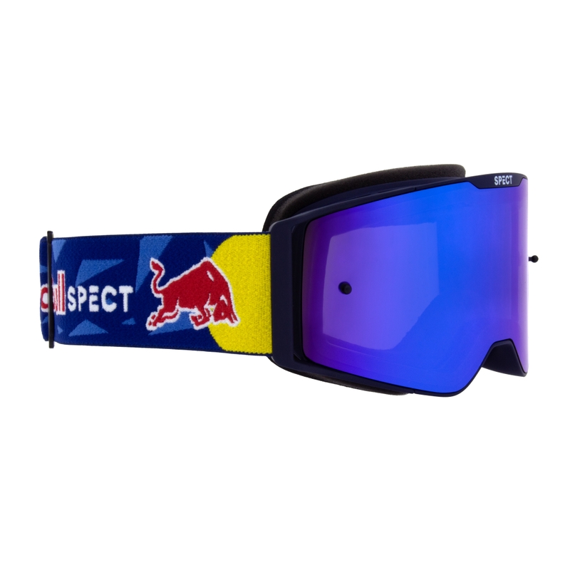 Motorcrossbril Red Bull Spect TORP blauw met blauwe lens