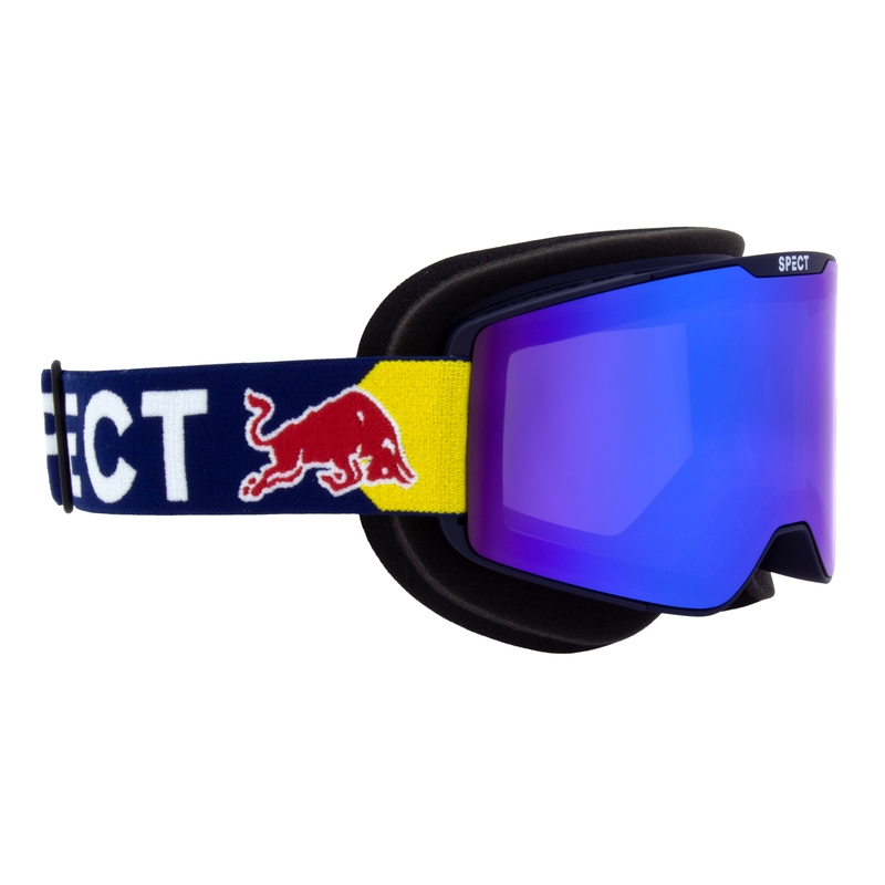 Motorcross snowcrossbril Red Bull Spect TORP blauw met blauwe lens