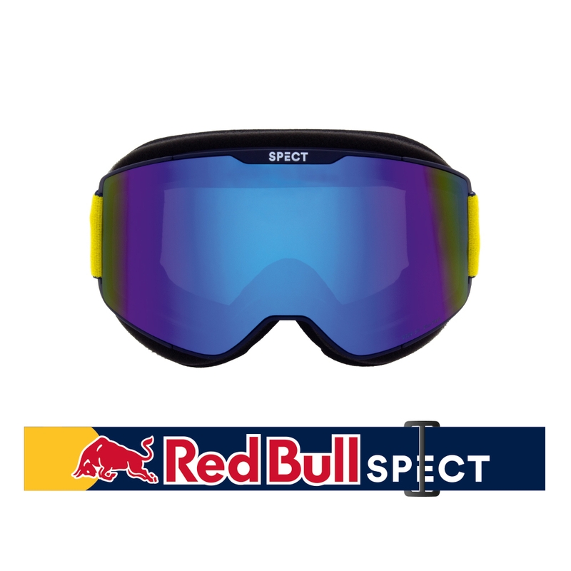 Motorcross snowcrossbril Red Bull Spect TORP blauw met blauwe lens
