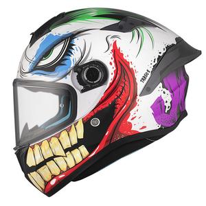 MT TARGO S JOKE A5 integraal motorhelm wit-zwart-rood