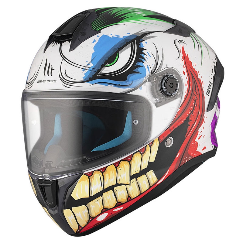 MT TARGO S JOKE A5 integraal motorhelm wit-zwart-rood
