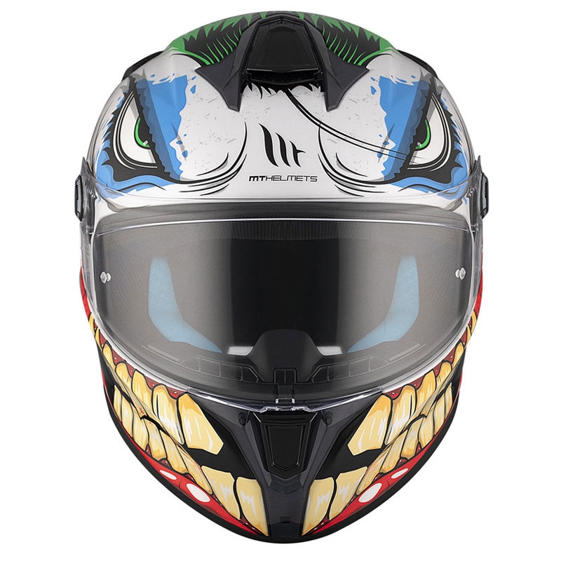 MT TARGO S JOKE A5 integraal motorhelm wit-zwart-rood