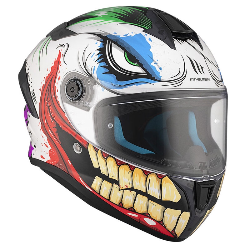 MT TARGO S JOKE A5 integraal motorhelm wit-zwart-rood