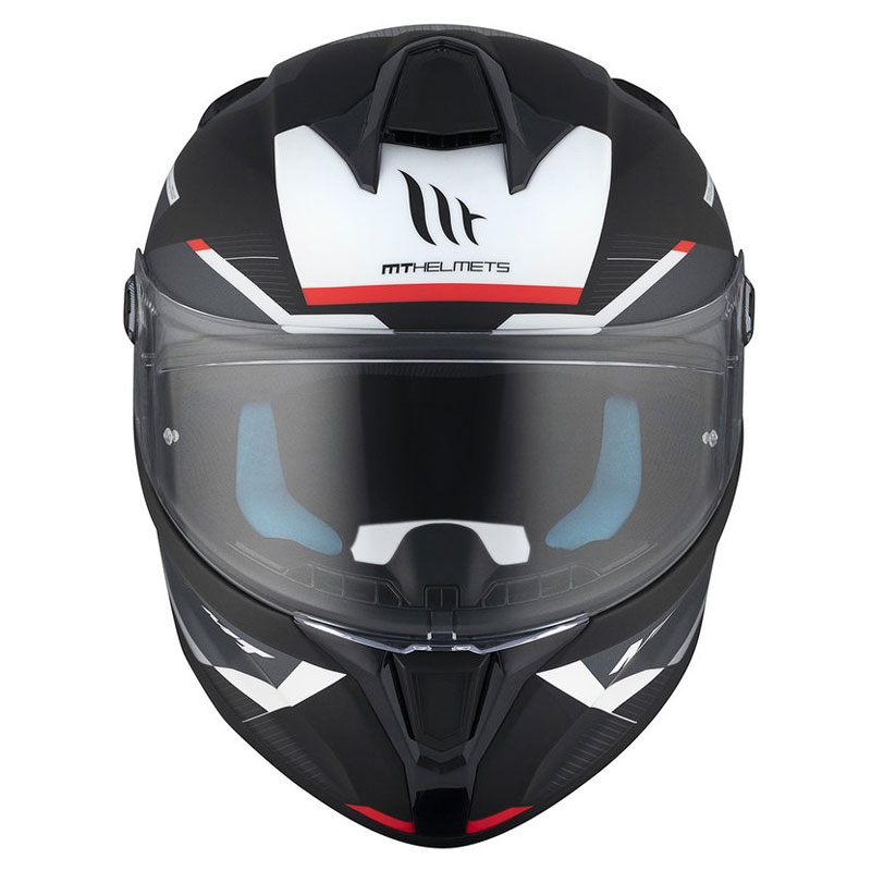 MT TARGO S KAY B2 integraal motorhelm mat zwart-grijs-wit