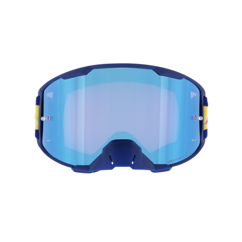 Motorcrossbril Red Bull Spect STRIVE S blauw met blauwe lens