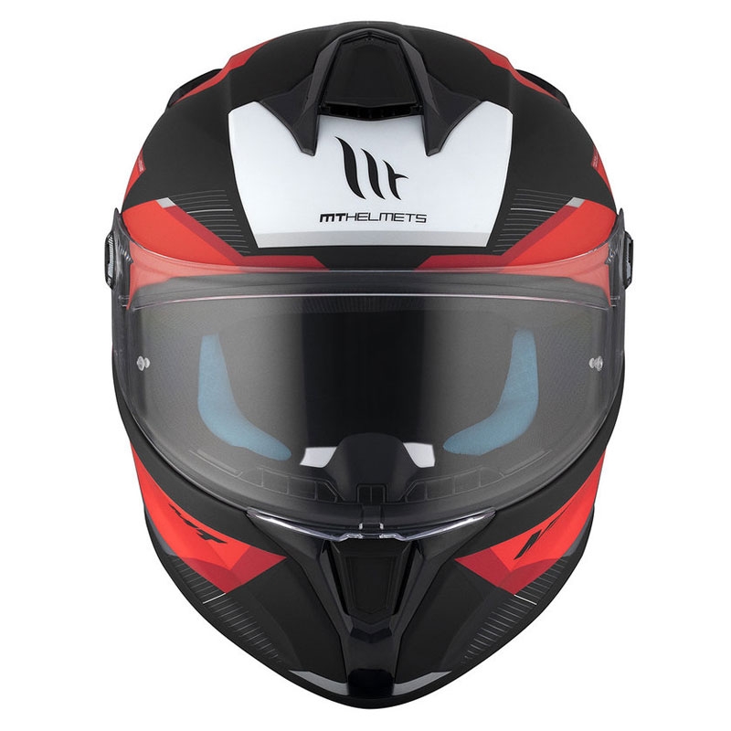 Integraalhelm MT TARGO S KAY B5 mat zwart-rood-wit uitverkoop