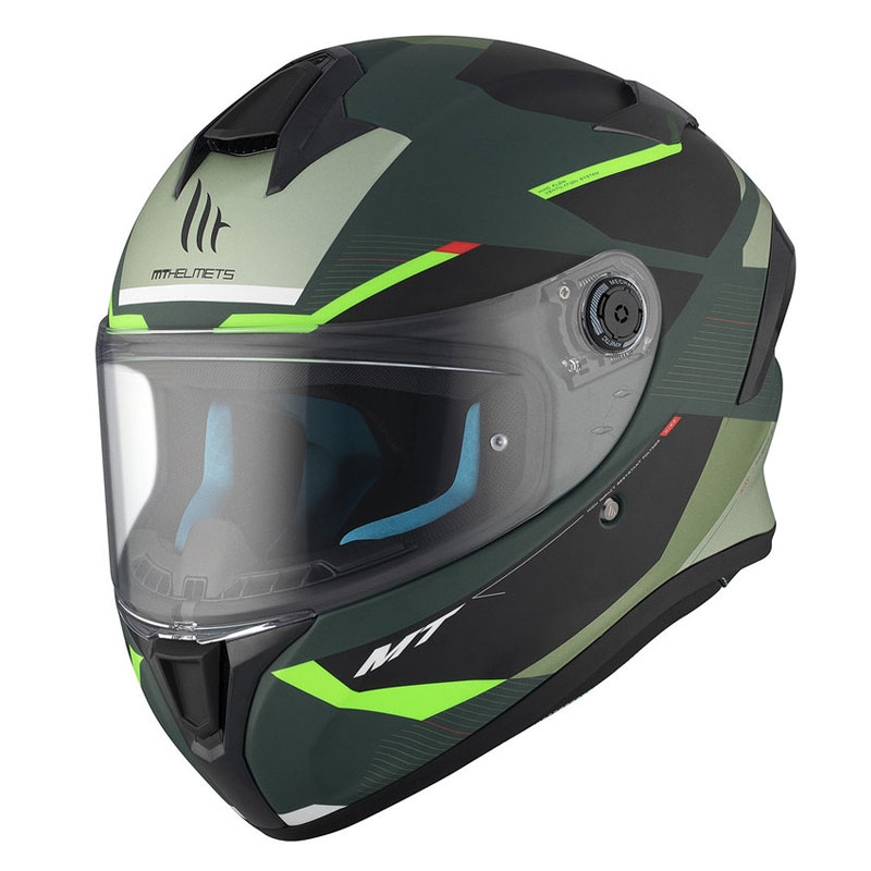 MT TARGO S KAY C6 integraal motorhelm mat zwart-groen