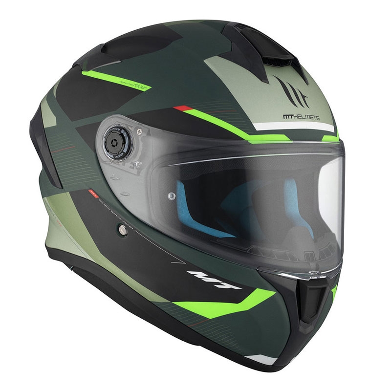 MT TARGO S KAY C6 integraal motorhelm mat zwart-groen