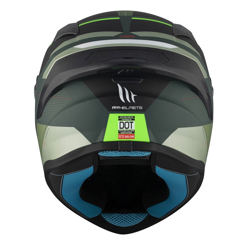 MT TARGO S KAY C6 integraal motorhelm mat zwart-groen