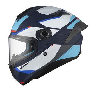 MT TARGO S KAY C7 integraal motorhelm mat blauw-wit