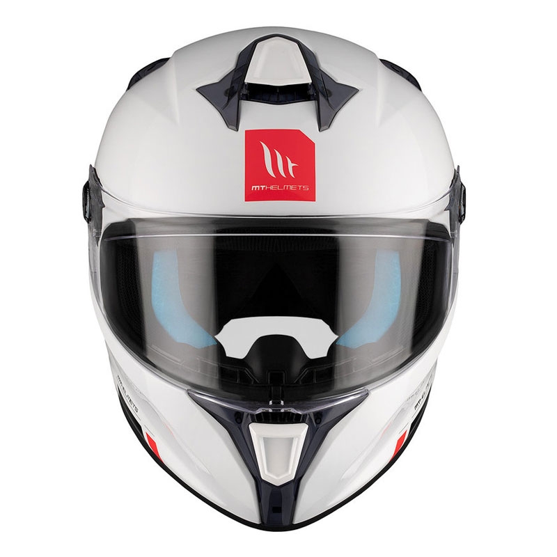 MT TARGO S SOLID A0 integraal motorhelm glanzend wit