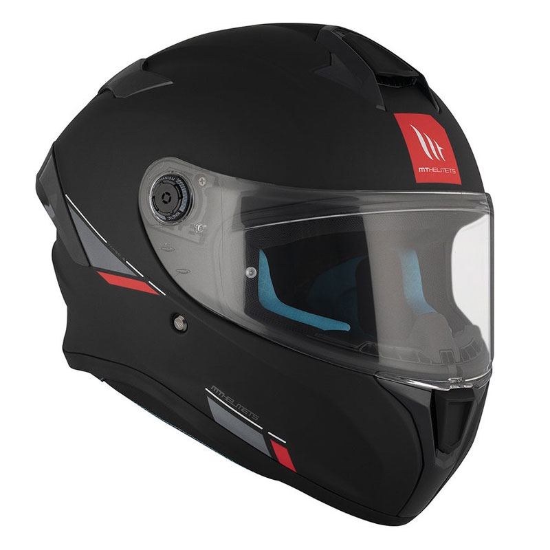 MT TARGO S SOLID A1 integraal motorhelm matzwart