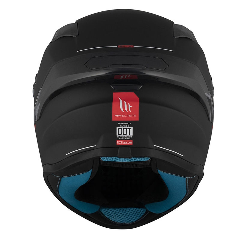 MT TARGO S SOLID A1 integraal motorhelm matzwart