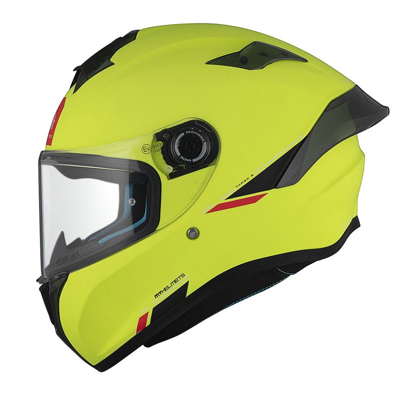 MT TARGO S SOLID A3 integraal motorhelm mat geel