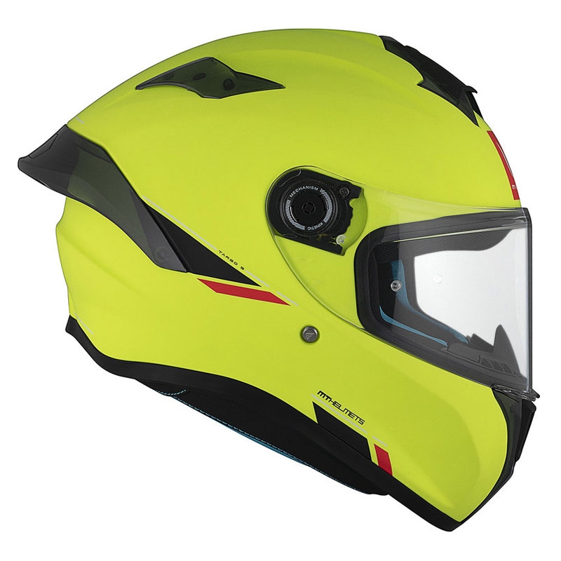MT TARGO S SOLID A3 integraal motorhelm mat geel
