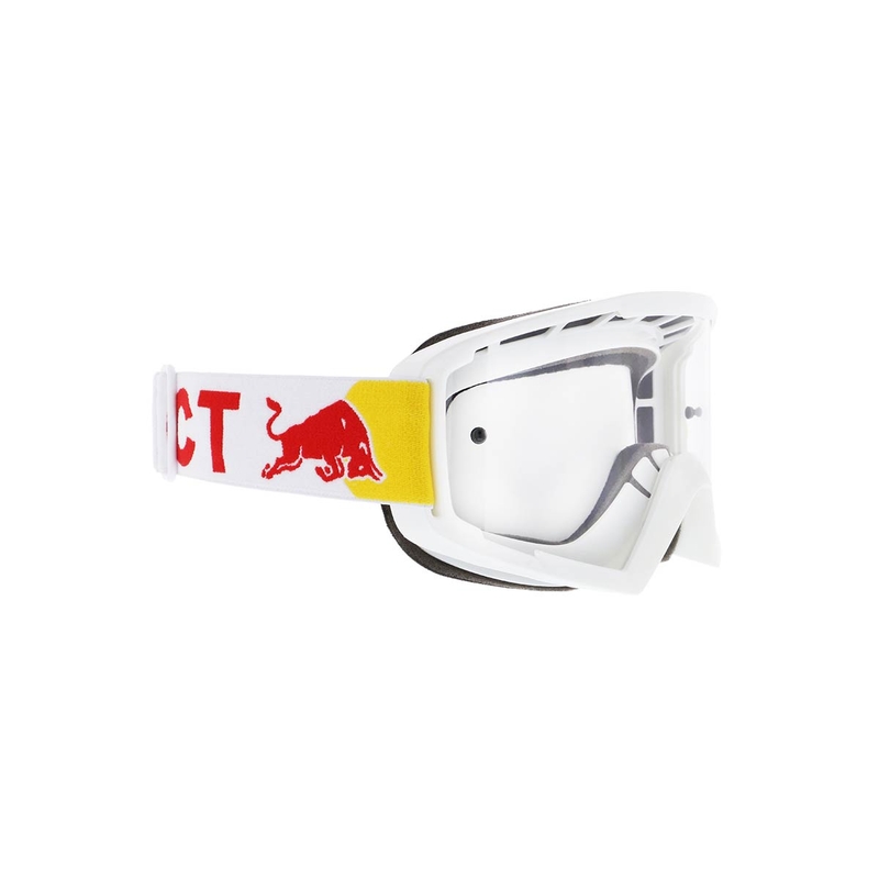 Motorcrossbril Red Bull Spect WHIP wit met heldere lens