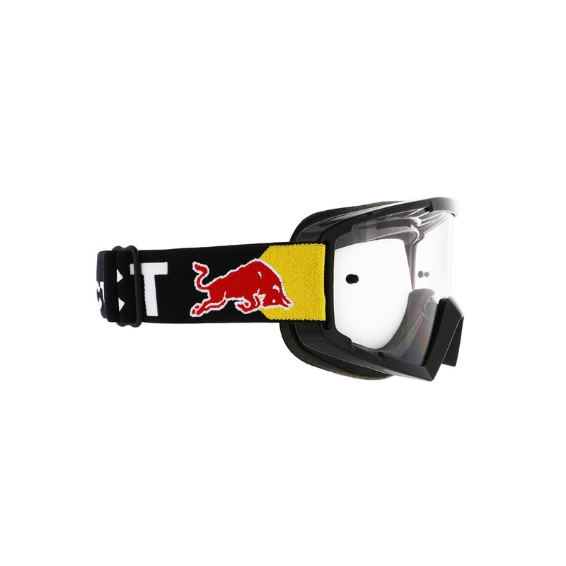 Motorcrossbril Red Bull Spect WHIP zwart met heldere lens
