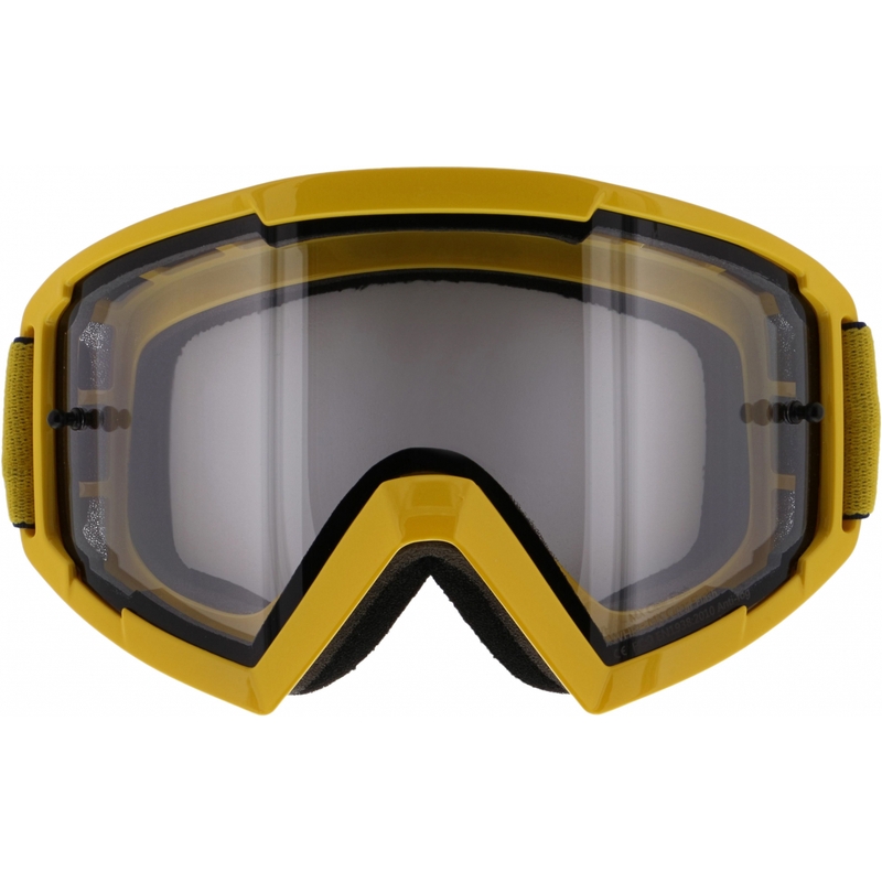 Motorcrossbril Red Bull Spect WHIP geel met heldere lens