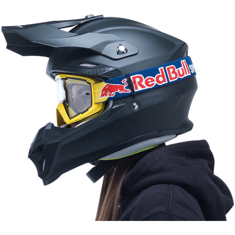 Motorcrossbril Red Bull Spect WHIP geel met heldere lens