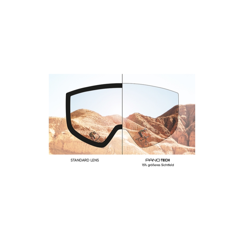 Motorcrossbril Red Bull Spect STRIVE S rood met rode lens