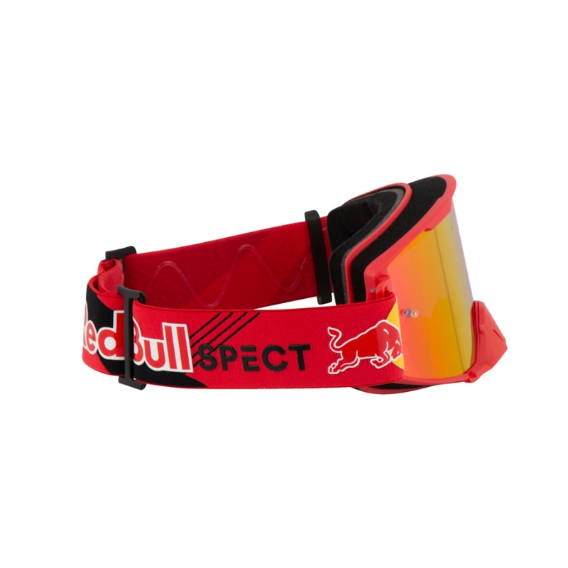 Motorcrossbril Red Bull Spect STRIVE S rood met rode lens