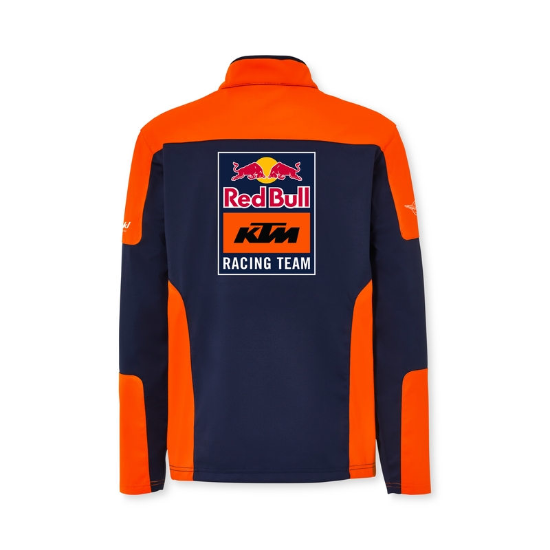 KTM Replica Team softshell jack blauw-oranje