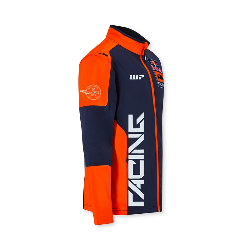 KTM Replica Team softshell jack blauw-oranje