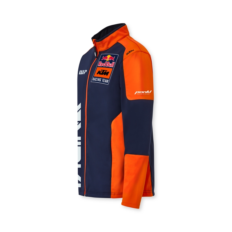KTM Replica Team softshell jack blauw-oranje