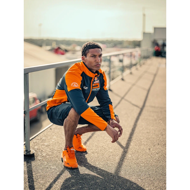 KTM Replica Team softshell jack blauw-oranje