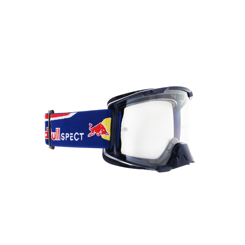 Motorcrossbril Red Bull Spect STRIVE S blauw met heldere lens