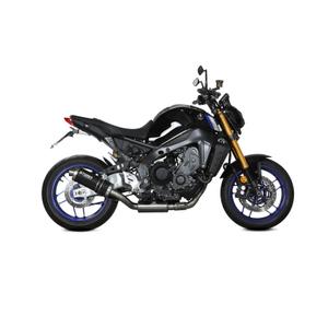 Výfuk kompletní 3x1 STORM OVAL Černá ocel