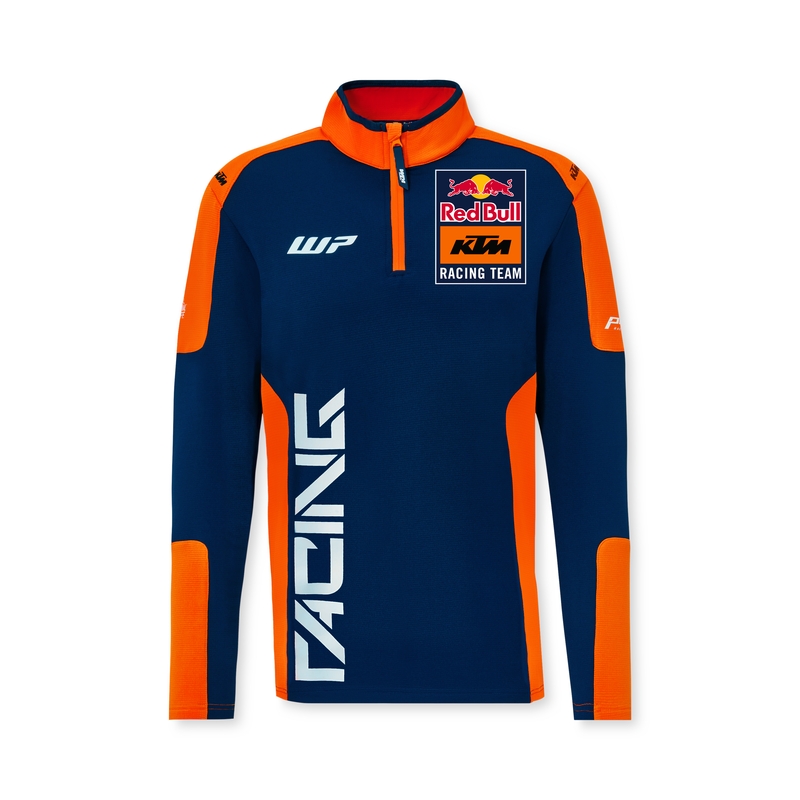 KTM Replica Team Half Zip Sweater Blauw en Oranje uitverkoop